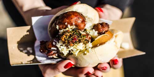 Image showing street food from a food tour in Buenos Aires