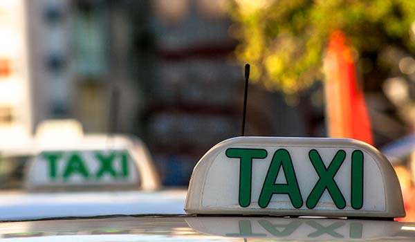 travelling by taxi in brazil