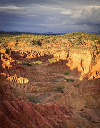 tatacoa desert landscape