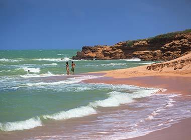 colombia beaches la guajira peninsula red sand beach