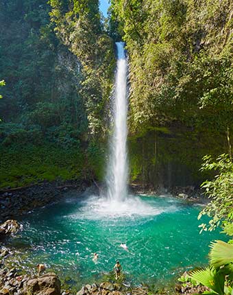 La Fortuna waterfall in Costa Rica