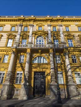 The archaeological museum in Zagreb, Croatia