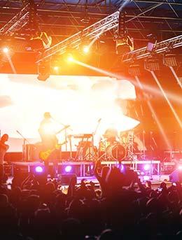 band playing on stage at a concert for the black sea jazz festival