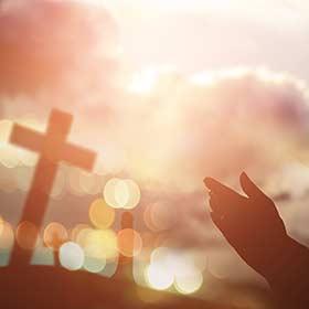 Religious cross for the Easter holidays in Iceland