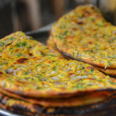 Parathe Indian flatbread