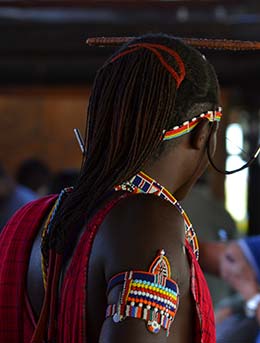 traditional Suba clothing and dress for rusinga festival in Kenya