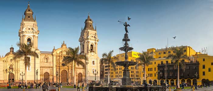 Lima's historic square centre