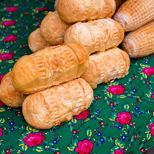 koscypek smoked goats cheese in poland