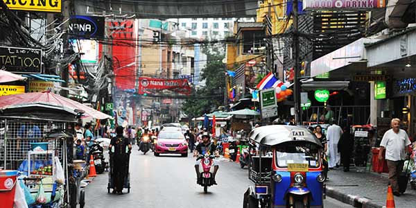 Transport in Thailand on holiday is easily accessible whether it be via bicycle or a variation of vehicles