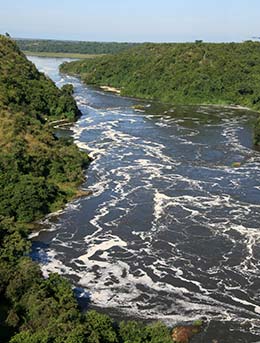 the river nile in Uganda