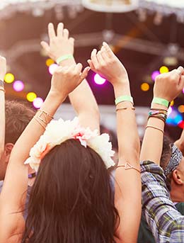 group of people dancing at concert inception music festival in mexico