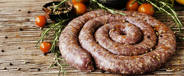 south african sausage a boerewors to cook on a braai