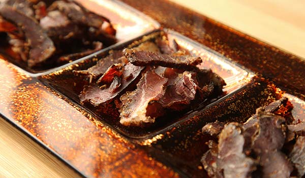 food to eat in south africa is biltong