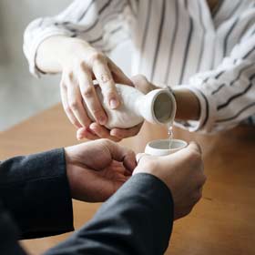 Sake is Japans most traditional drink and something all adult travellers experience