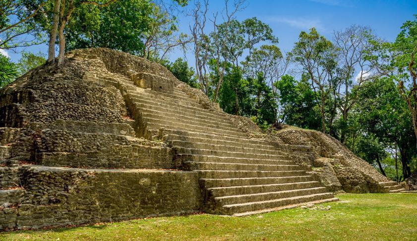 Cahal Pech Ruins in San Ignacio, Belize