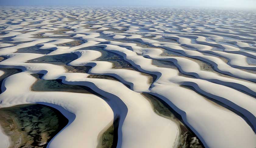 The dunes in Lencois Maranhenses National Park