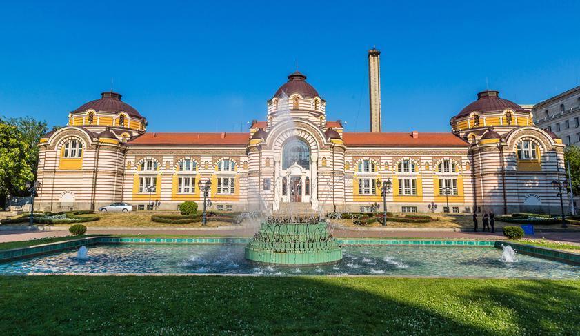 The Central Mineral Baths in Sofia, Bulgaria