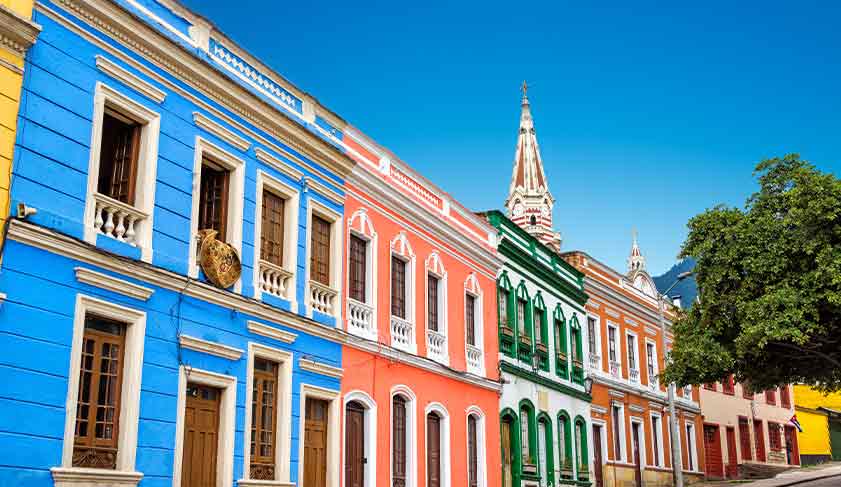 The colourful streets of Bogota, Colombia