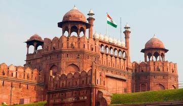 The Red Fort in Delhi, India